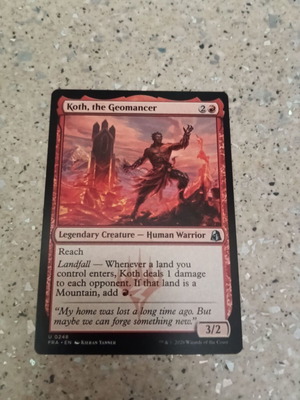 Koth, the Geomancer κάρτα Magic: The Gathering