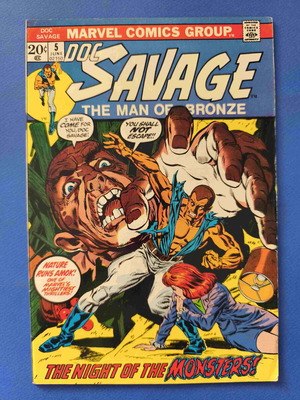 Doc Savage 5 comic book used, English