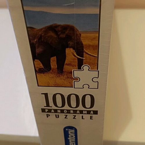 Clementoni Panorama Elephant Puzzle new, 1000 pieces