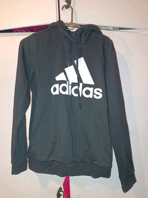 Adidas hoodie size medium used, black