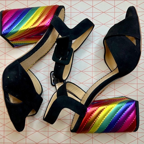 Πέδιλα Charlotte Olympia rainbow καινούργια, νούμερο 37