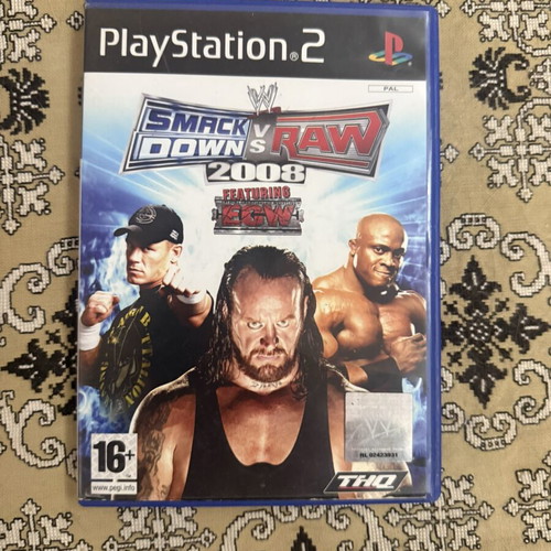 Smack Down 2008 PS2 game, like new