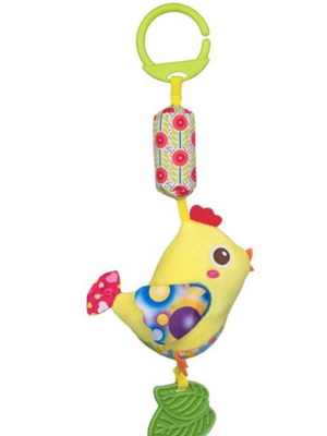 Stroller rattle bird used