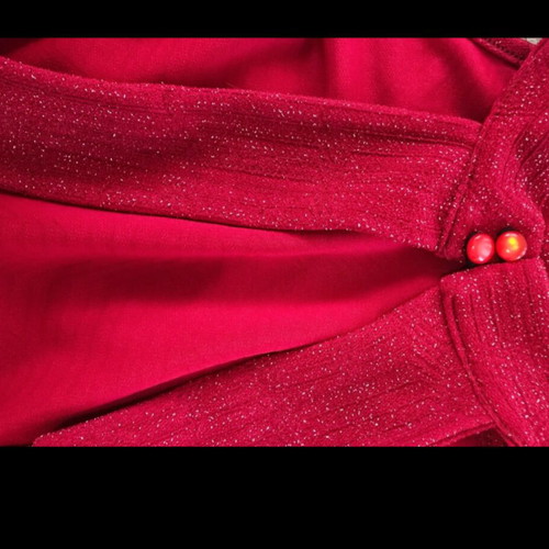 Greek dress size M/L, red with subtle shimmer