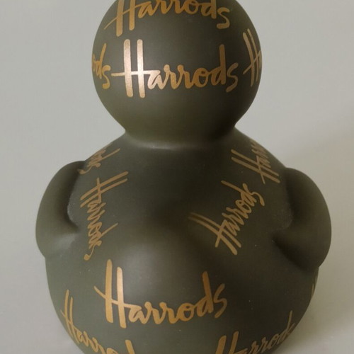 Harrods Gold Logo Rubber Duck collectible, like new