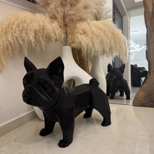 French Bulldog Decorative Statue used, modern design
