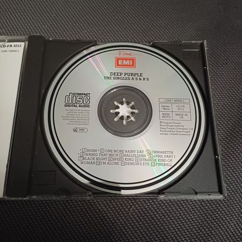 The Deep Purple Singles A's & B's CD άλμπουμ σαν καινούργιο, ροκ