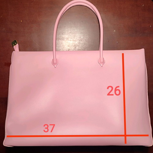 Axel pink shoulder handbag like new synthetic leather
