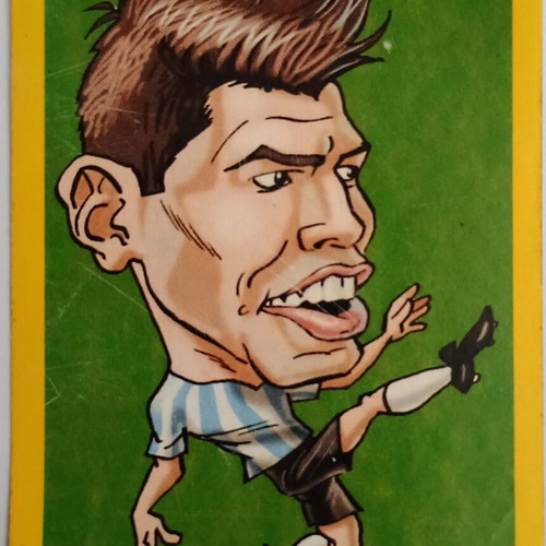 Sergio Kun Agüero collectible sticker, World Cup 2014, Argentina #185