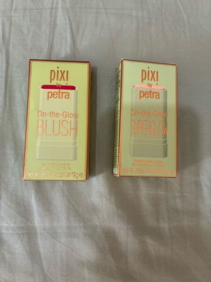 Pixi On-the-Glow Blush and Superglow Highlighter Stick Set