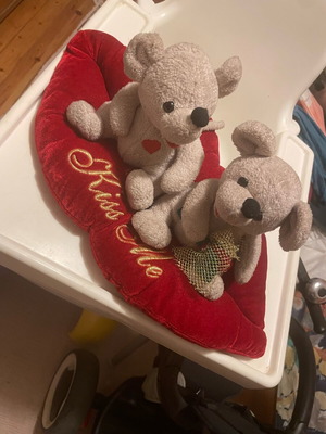 Plush pillow with mice like new