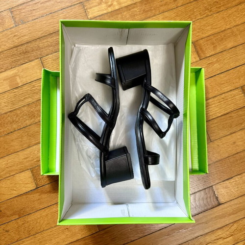 Sandals new, size 37, black