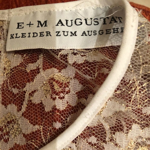 A-Style blouse with gold flowers like new, beige, sizes L-XL