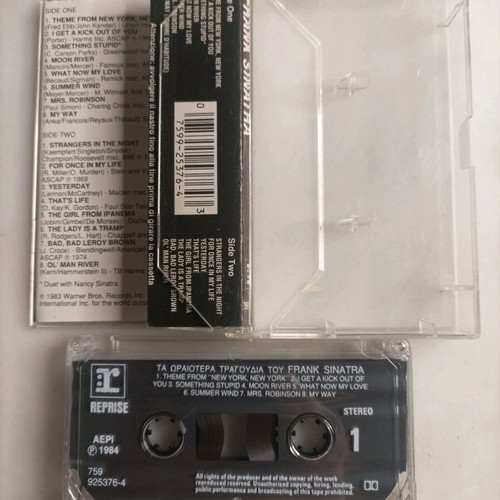 Frank Sinatra The Best Songs Cassette Like New