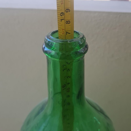 Glass bottle used, 60 years old