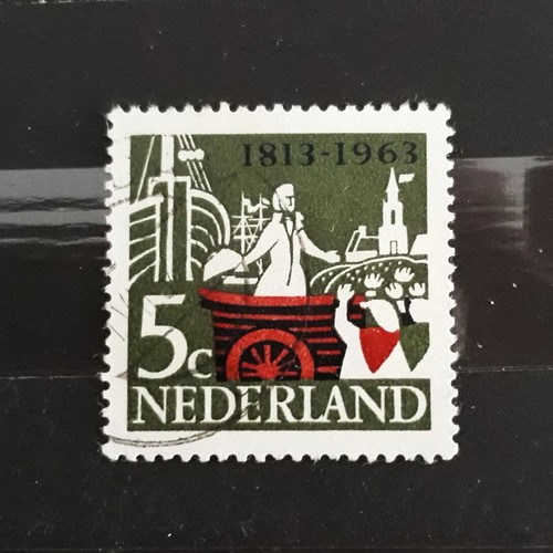 Γραμματόσημο Netherlands 1963 5c σαν καινούργιο, 150 χρόνια Ολλανδική μοναρχία