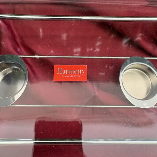 Chafing Dish Harmony stainless steel and heat-resistant glass like new