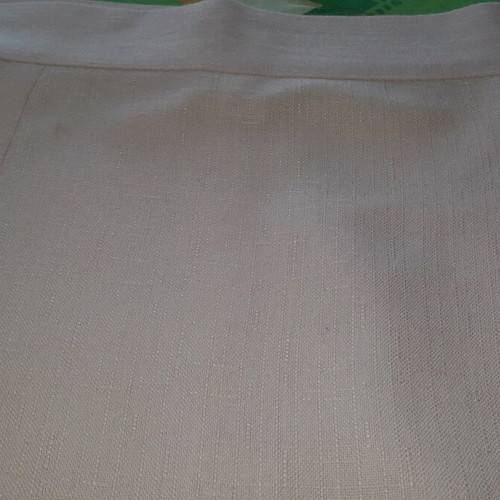 Tailleur handmade like new, pink and gray, linen, size M