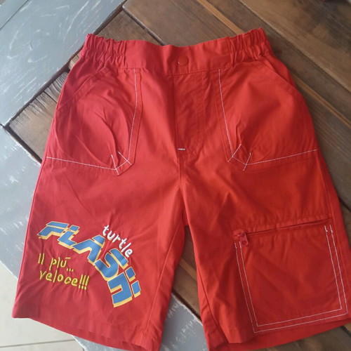 Chicco boy's red cotton shorts size 98 like new
