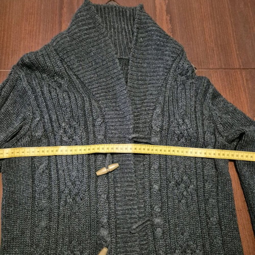 Pull & Bear wool cardigan gray size L like new