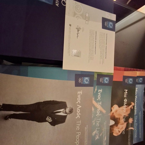 Official Athens 2004 Olympic Games collectible album, 5 volumes with certificate