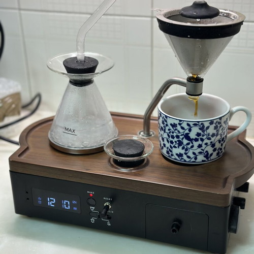 Barisieur Coffee Alarm Clock used, premium designer coffee maker