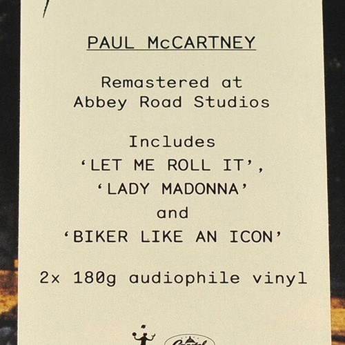 Paul McCartney Paul Is Live 2019 Remastered 180g Vinyl 2LP New Sealed