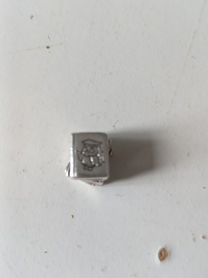 Pandora charm ασημί 925 vintage βιβλίο κουκουβάγια σαν καινούργιο