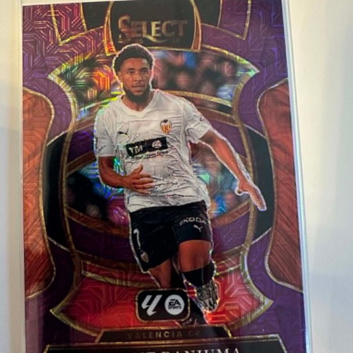 2025-26 Panini Select La Liga Arnaut Danjuma Purple Mojo Prizm card new