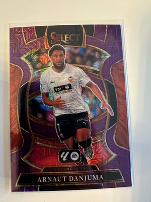 2025-26 Panini Select La Liga Arnaut Danjuma Purple Mojo Prizm card new