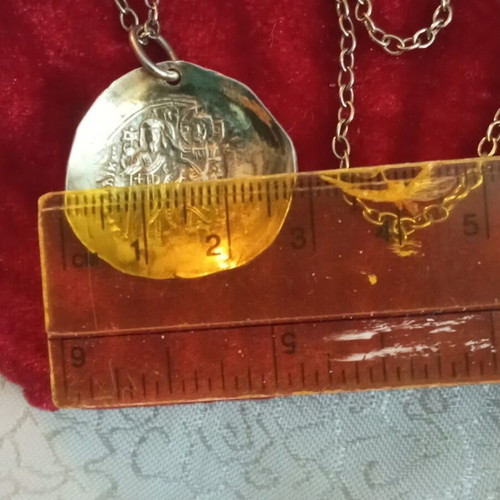 Zolotas 950 Konstantinato Necklace Pendant like new, gold plated