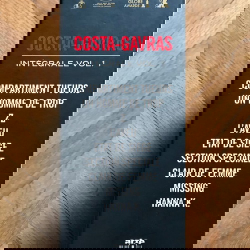 Φιλμογραφία Κώστα Γαβρά 10 DVD με βιβλίο, υπογεγραμμένη, σπάνια συλλεκτική