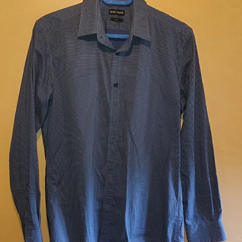 Antony Morato men's shirt used, size M, dark blue with pattern