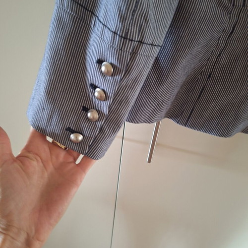 Rococo jacket like new, size S-M, white and blue