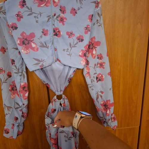 Long floral cut out maxi dress new, pink and purple