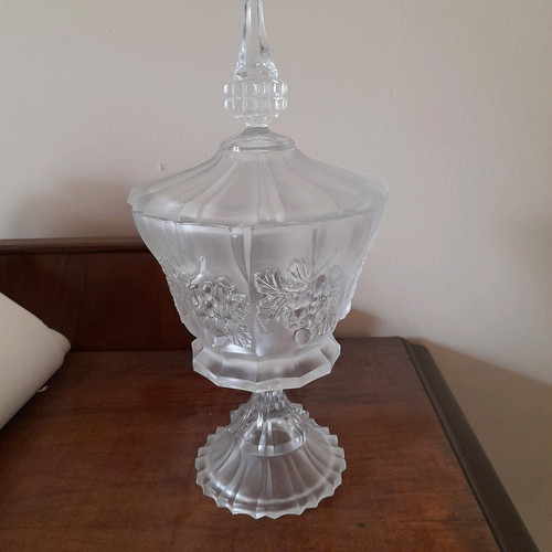 Crystal candy dish used