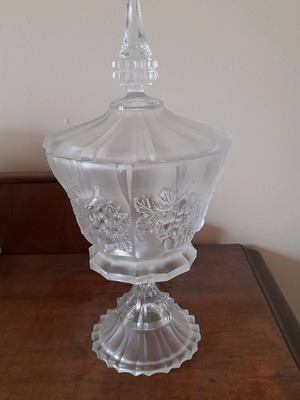 Crystal candy dish used