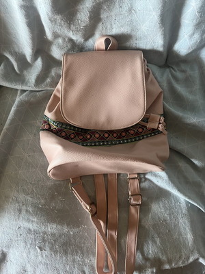 Backpack A To Z Greek medium size pink new