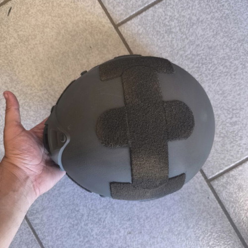 Airsoft plastic military helmet like new with new interior and BOA dialer
