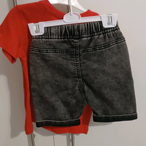 Boys' summer set Funky new, red