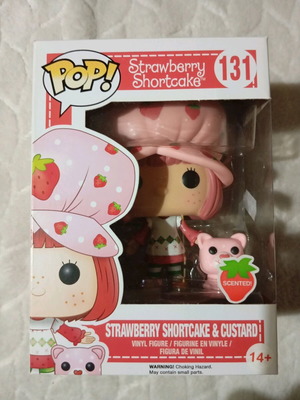 Funko Pop Strawberry Shortcake & Custard scented, new, 2016