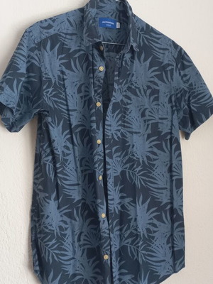 Jack & Jones summer shirt medium dark blue like new