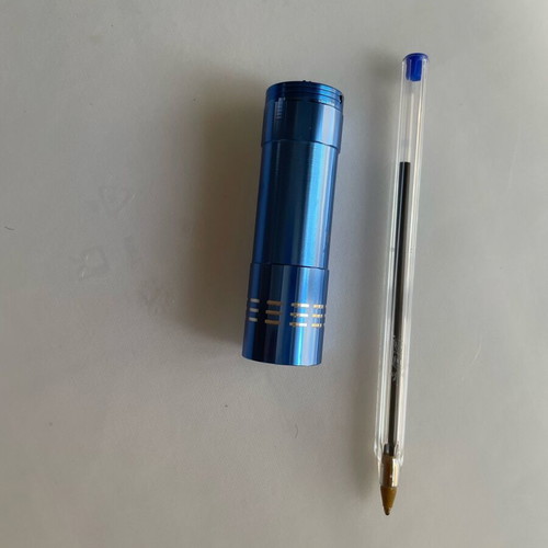 Flashlight used, needs batteries