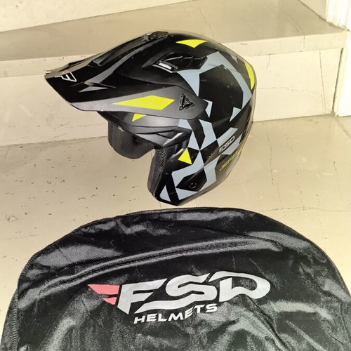 Faseed X1 Trail open face motorcycle helmet used