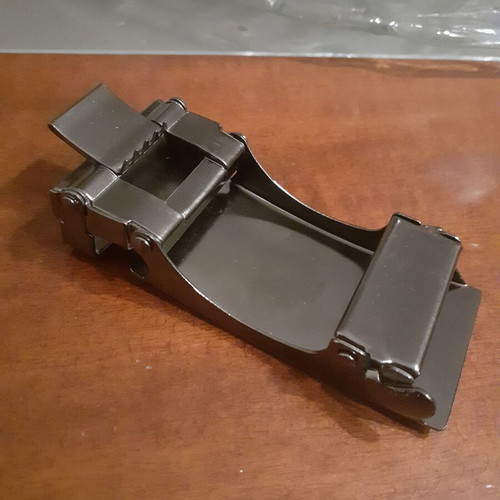 Modern metal buckle new, gray silver adjustable