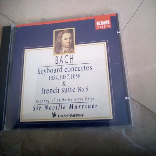 Bach Keyboard Concertos 1054, 1057, 1058 and French Suite No. 5 CD like new