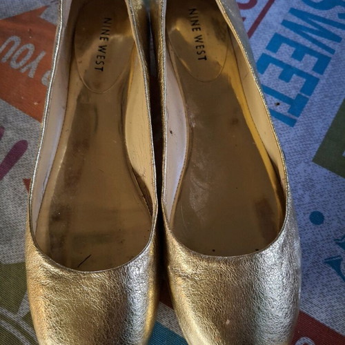 Nine West gold ballerinas new size 37.5