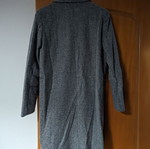Thin wool coat grey like new with pockets