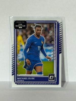 Κάρτα 2025/26 Donruss Road to FIFA World Cup Michael Olise Optic σαν καινούργια