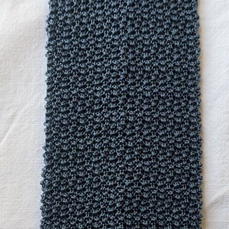 Paul Smith silk knitted tie like new, blue with square end